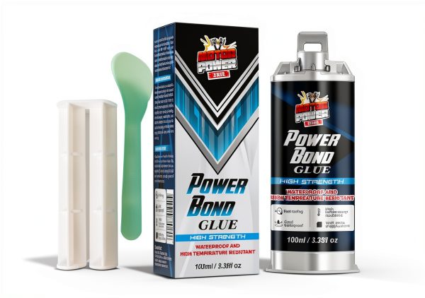 MotorPower Care Bond Glue High-Temp Metal & Plastic Adhesive 6.74 oz-1