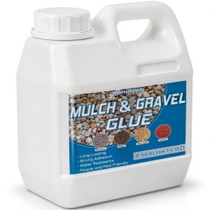 Rock Glue 64 OZ, Mulch Strong Glue for Landscaping, Pea Gravel Binder for Pine Straw, Bark, Pebble, Strong Stabilizer & Adhesive Spray (64 OZ)-0