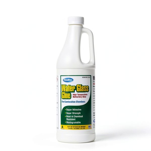 ComStar Water Glass Glue 1 Quart (Model 40-410) High‑Temp Water-0