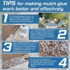 Rock Glue 64 OZ, Mulch Strong Glue for Landscaping, Pea Gravel Binder for Pine Straw, Bark, Pebble, Strong Stabilizer & Adhesive Spray (64 OZ)-5