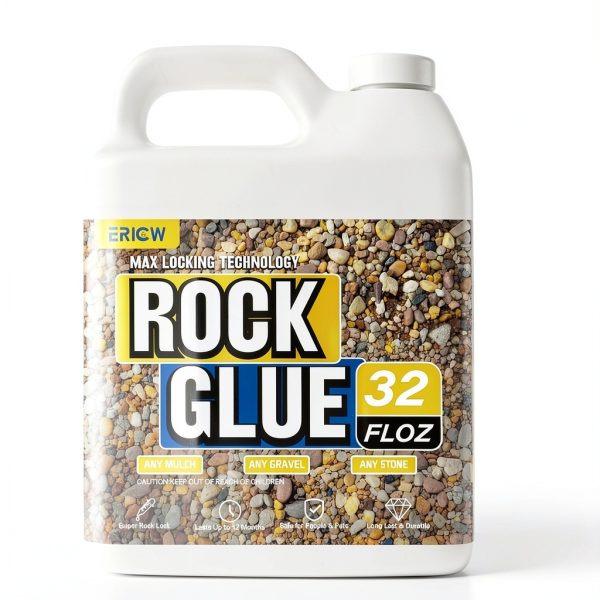 Rock Glue 32 Fl Oz ERICW Locking Mulch Gravel Adhesive 2-3X Coverage-0