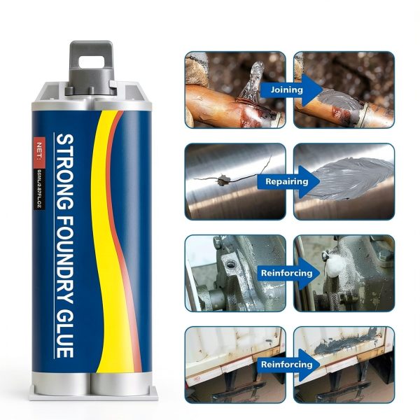 Strong Foundry Glue Jwtolp Metal Repair 2Pcs High Temp Kit Mrg-ht01-2