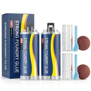 Strong Foundry Glue Jwtolp Metal Repair 2Pcs High Temp Kit Mrg-ht01-0