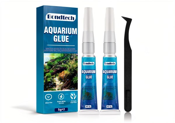 Aquarium Glue Bondtech Clear Reef Adhesive for Plants Rocks Moss Coral-0