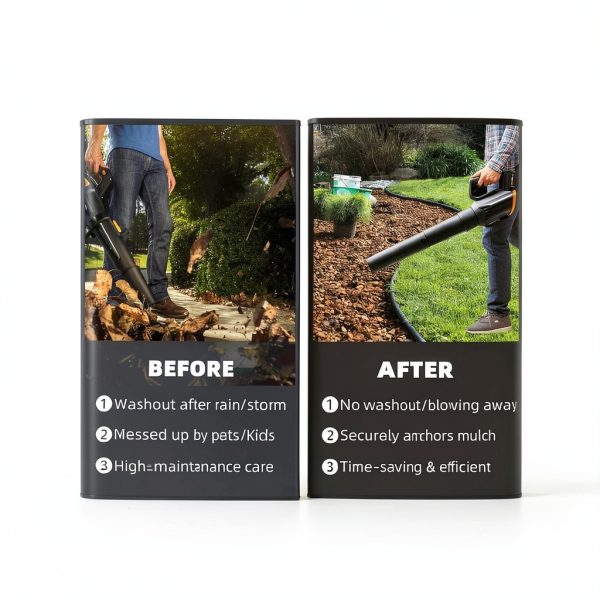 Mulch Glue 1 Gallon by Shabebe - Non-Toxic Pebble Stabilizer-4
