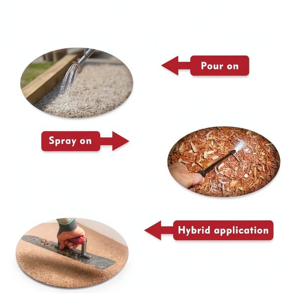Mulch and Rock Glue for Landscaping, Fast Drying Gravel Binder, Reliable and Non-Toxic Lockdown Sticky Rock Glue for Pea Gravel and Rocks, Lasts up to 12-24 Months-5